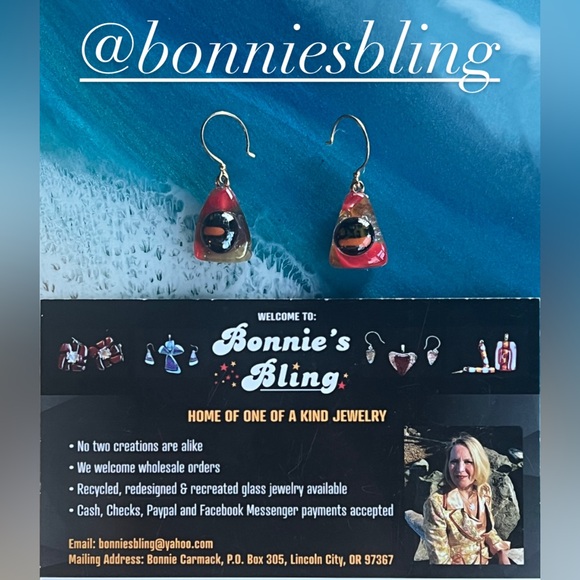 Bonnie’s Bling One of a Kind Fused Glass Jewelry and Accessories to Wear. - Picture 2 of 8